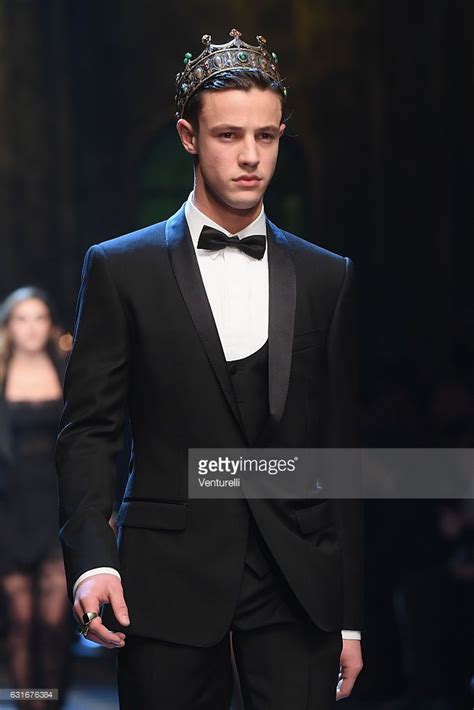 Cameron Dallas Walks in Dolce & Gabbana's Fall/Winter Show at 